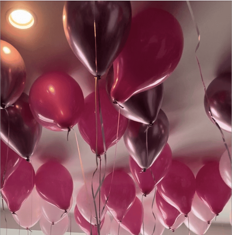 helium latex balloon delivery in Raleigh Nc